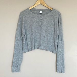 Aritzia TNA Waffle Knit Long Sleeve